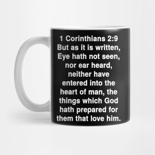 1 Corinthians 2:9  King James Version (KJV) Bible Verse Typography Mug